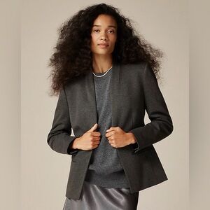 J.Crew Going-Out Blazer Stretch Twill Dark Gray Size 10
